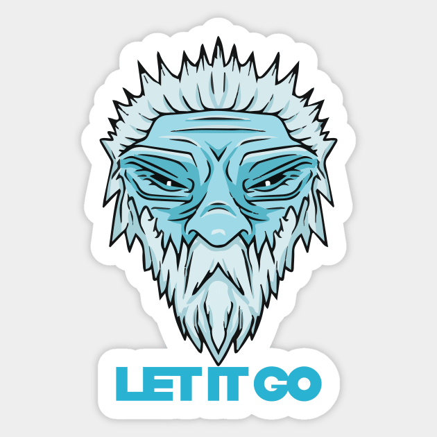 Let it go Sticker by RDandI